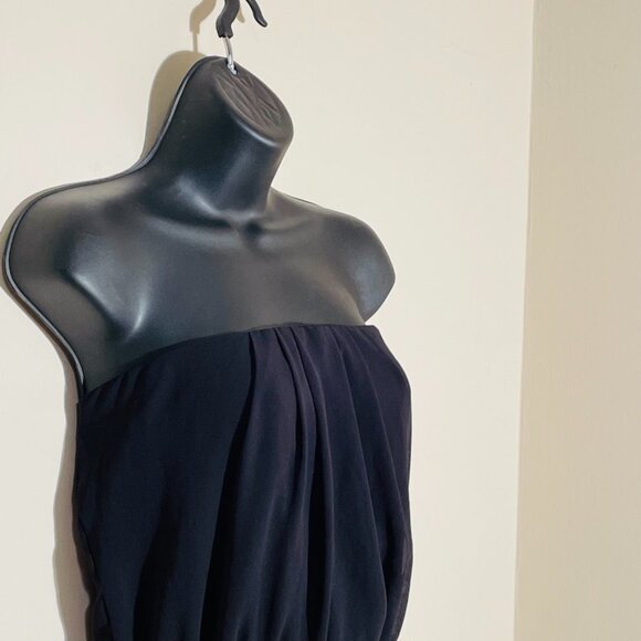 Iris of L.A. Jumpsuit- Black Strapless Wide Leg Jumpsuit Size large - Picture 5 of 12